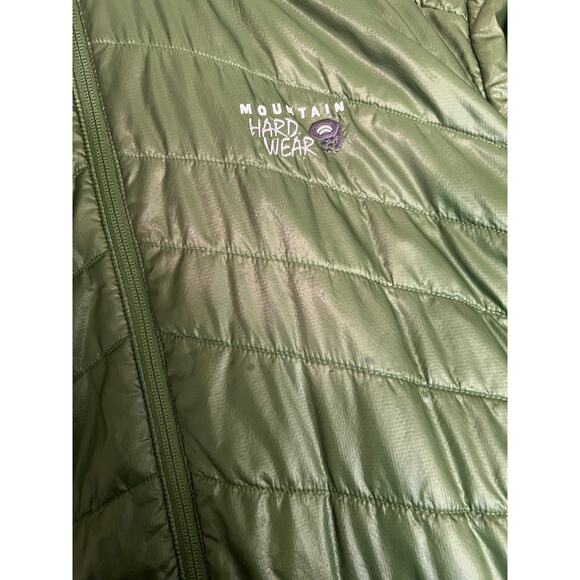 Mountain Hardwear Outdoor primaloft puffy Quilted Jacket coat Green Mens XL - Picture 8 of 10
